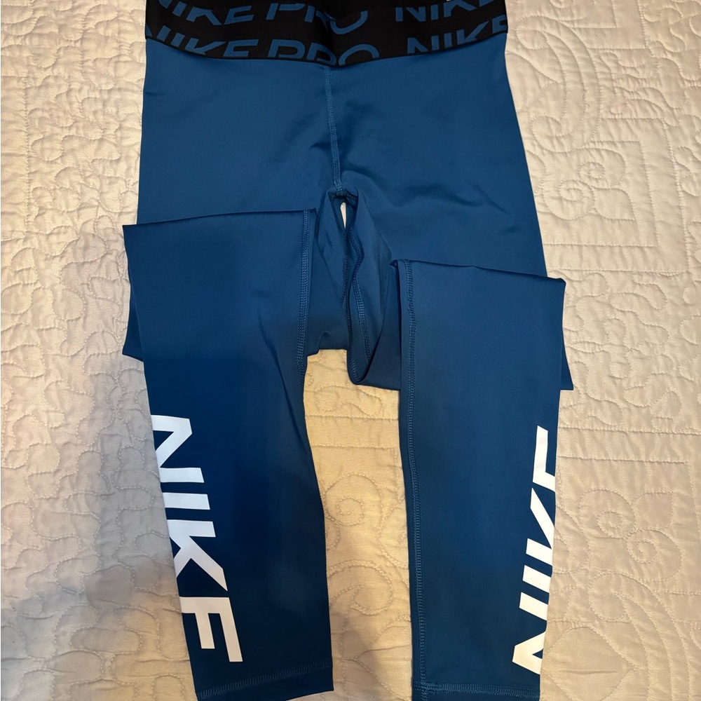 Nike Blue Pro Leggings